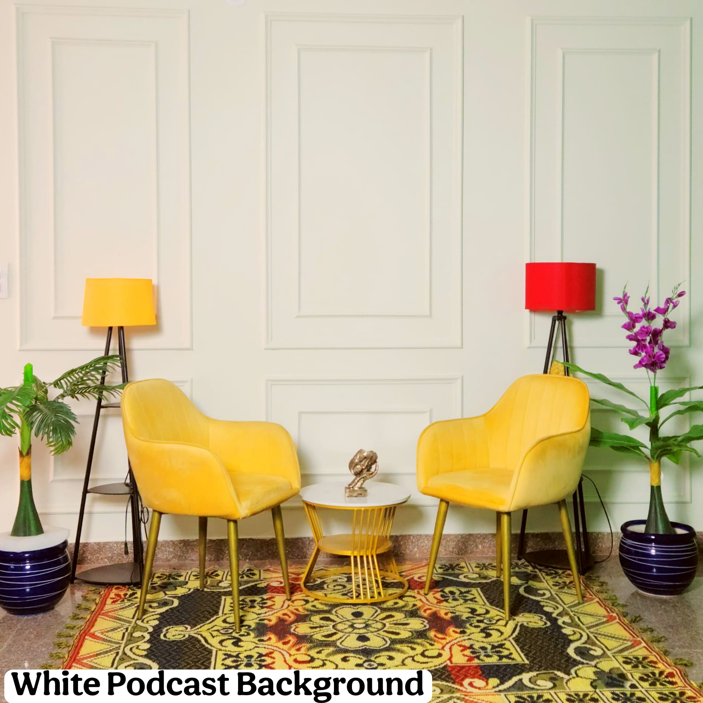 Jaipur Junction Podcast Warm Ambient Studio Setup